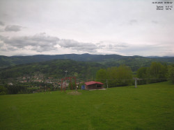 Pohled na Krkonoše