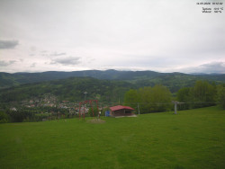 Pohled na Krkonoše