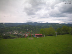 Pohled na Krkonoše