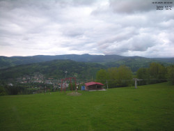 Pohled na Krkonoše