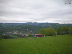Pohled na Krkonoše