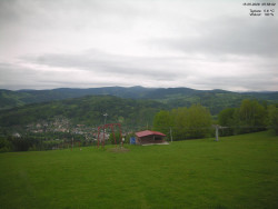 Pohled na Krkonoše