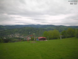 Pohled na Krkonoše