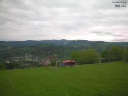 Pohled na Krkonoše