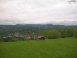 Pohled na Krkonoše