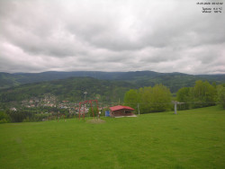 Pohled na Krkonoše