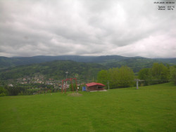Pohled na Krkonoše