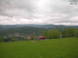 Pohled na Krkonoše