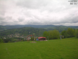 Pohled na Krkonoše