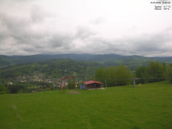 Pohled na Krkonoše