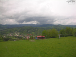 Pohled na Krkonoše