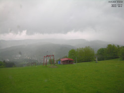 Pohled na Krkonoše