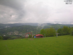 Pohled na Krkonoše