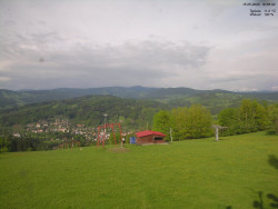 Pohled na Krkonoše