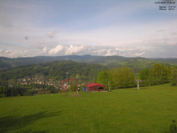 Pohled na Krkonoše