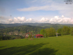 Pohled na Krkonoše
