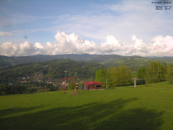 Pohled na Krkonoše