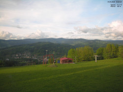 Pohled na Krkonoše