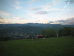 Pohled na Krkonoše