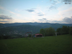 Pohled na Krkonoše