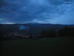 Pohled na Krkonoše