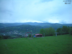 Pohled na Krkonoše