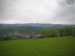 Pohled na Krkonoše