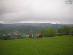 Pohled na Krkonoše
