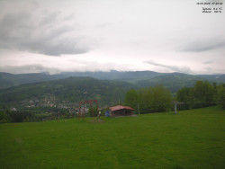 Pohled na Krkonoše