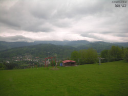 Pohled na Krkonoše