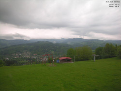 Pohled na Krkonoše