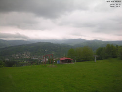 Pohled na Krkonoše