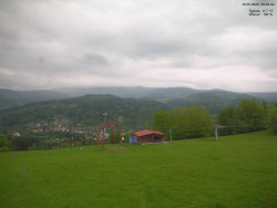 Pohled na Krkonoše