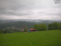 Pohled na Krkonoše