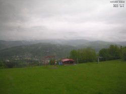 Pohled na Krkonoše