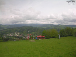 Pohled na Krkonoše