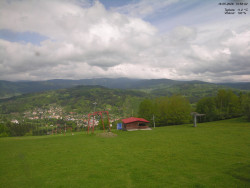 Pohled na Krkonoše