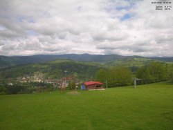 Pohled na Krkonoše