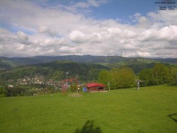 Pohled na Krkonoše