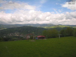 Pohled na Krkonoše