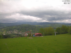 Pohled na Krkonoše
