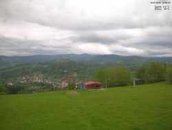 Pohled na Krkonoše