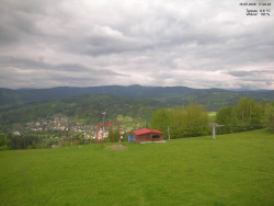 Pohled na Krkonoše