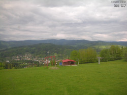 Pohled na Krkonoše