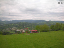 Pohled na Krkonoše
