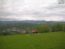 Pohled na Krkonoše