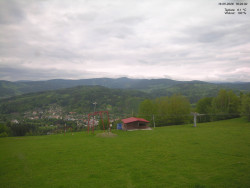 Pohled na Krkonoše