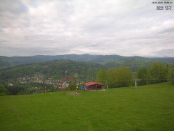 Pohled na Krkonoše