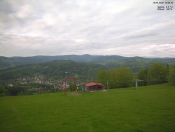 Pohled na Krkonoše