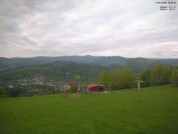 Pohled na Krkonoše